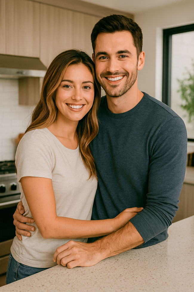 Inquilinos felices con Lucas y Cava